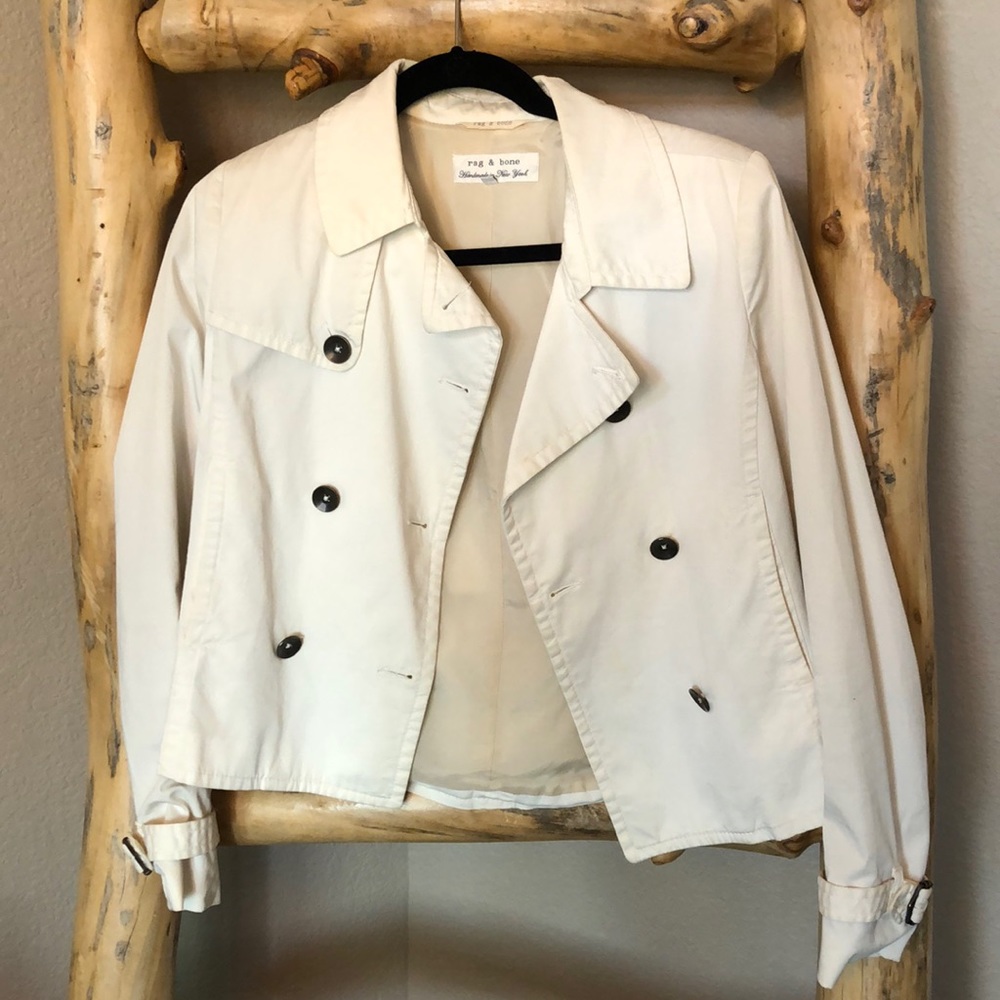 Rag & Bone Cropped Trench